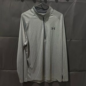 XL Grey Under Armour Quarter Zip